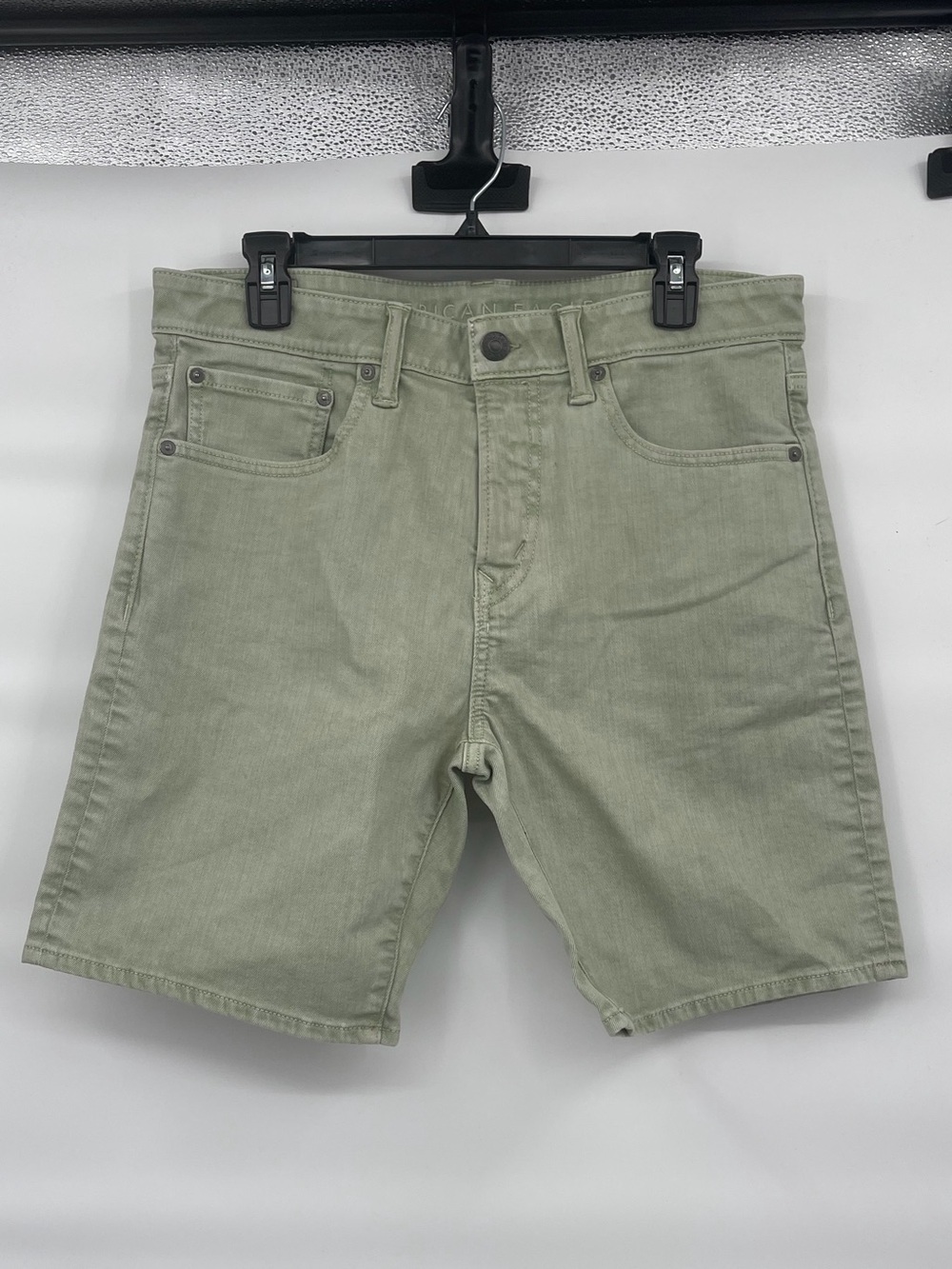 American Eagle nwot green denim shorts